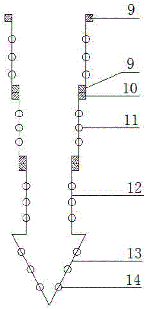 Road foundation or base and building soft foundation grouting reinforcement method