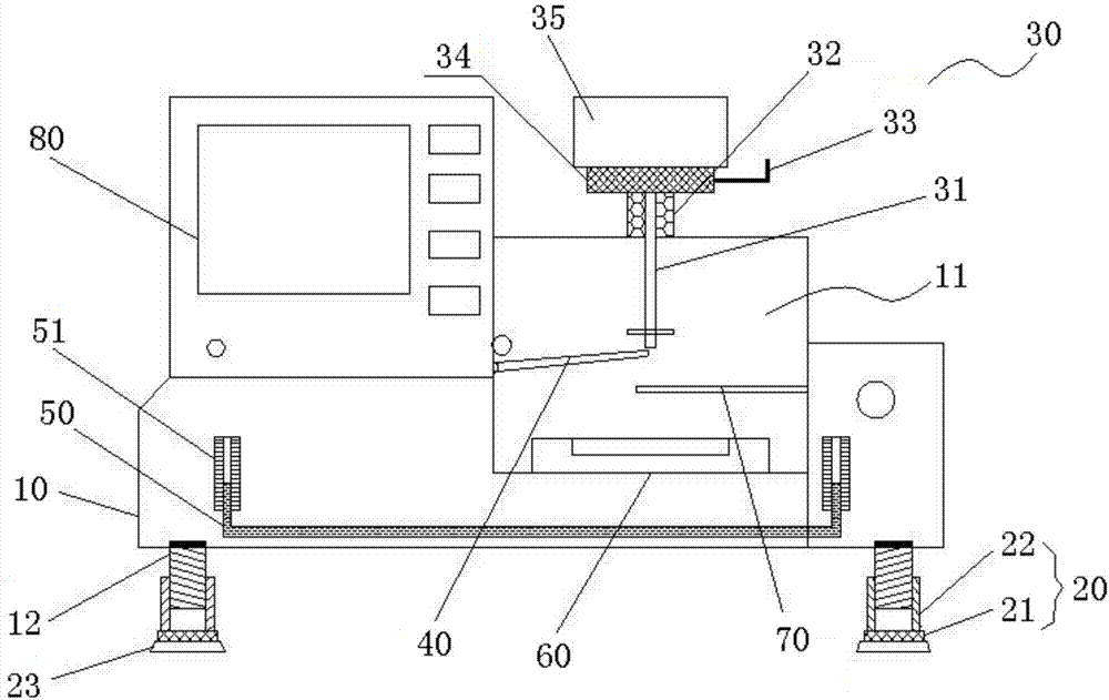 Flash point detection device