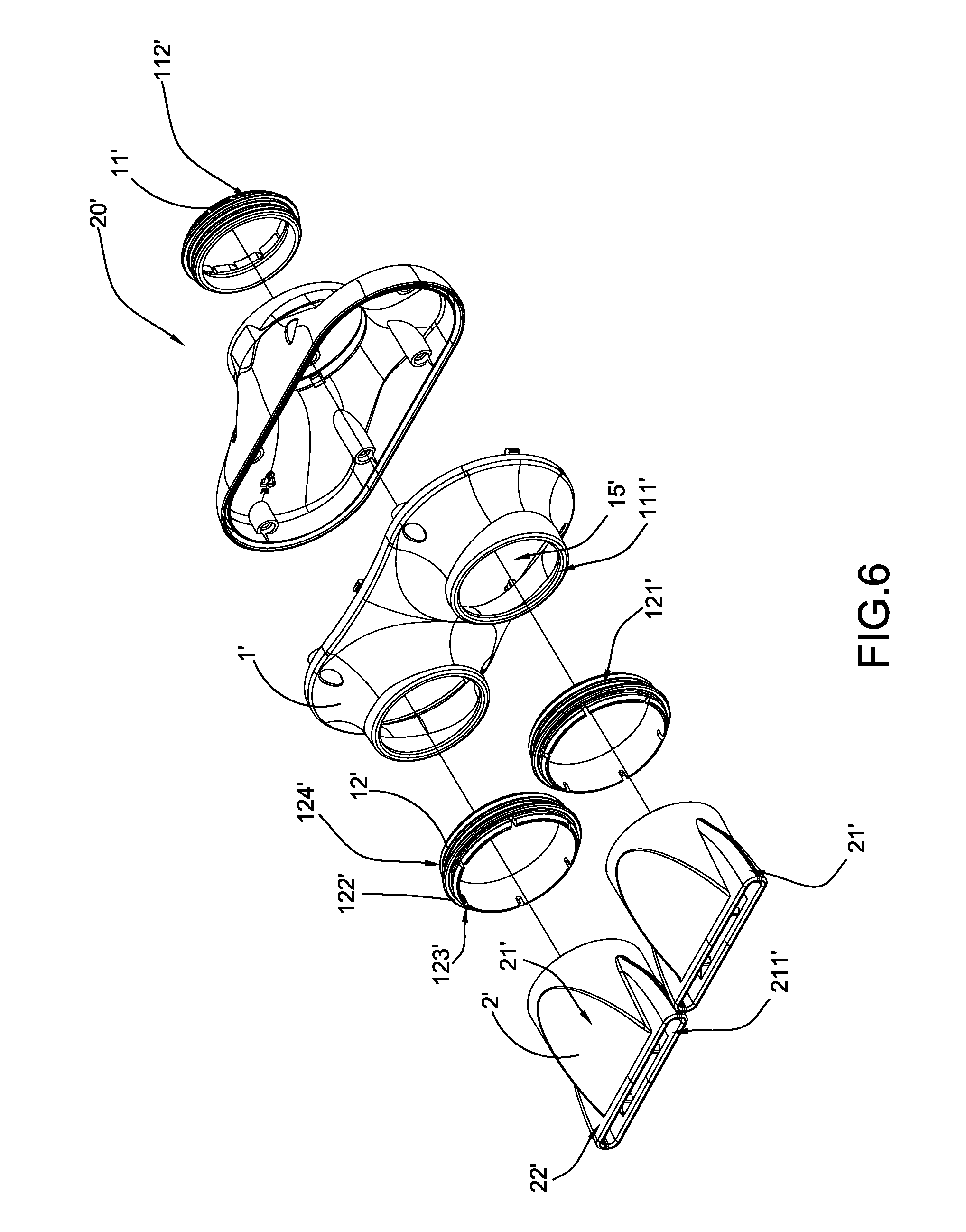 Wind-Collecting Nozzle Mounted on Outlet of Hair Dryer