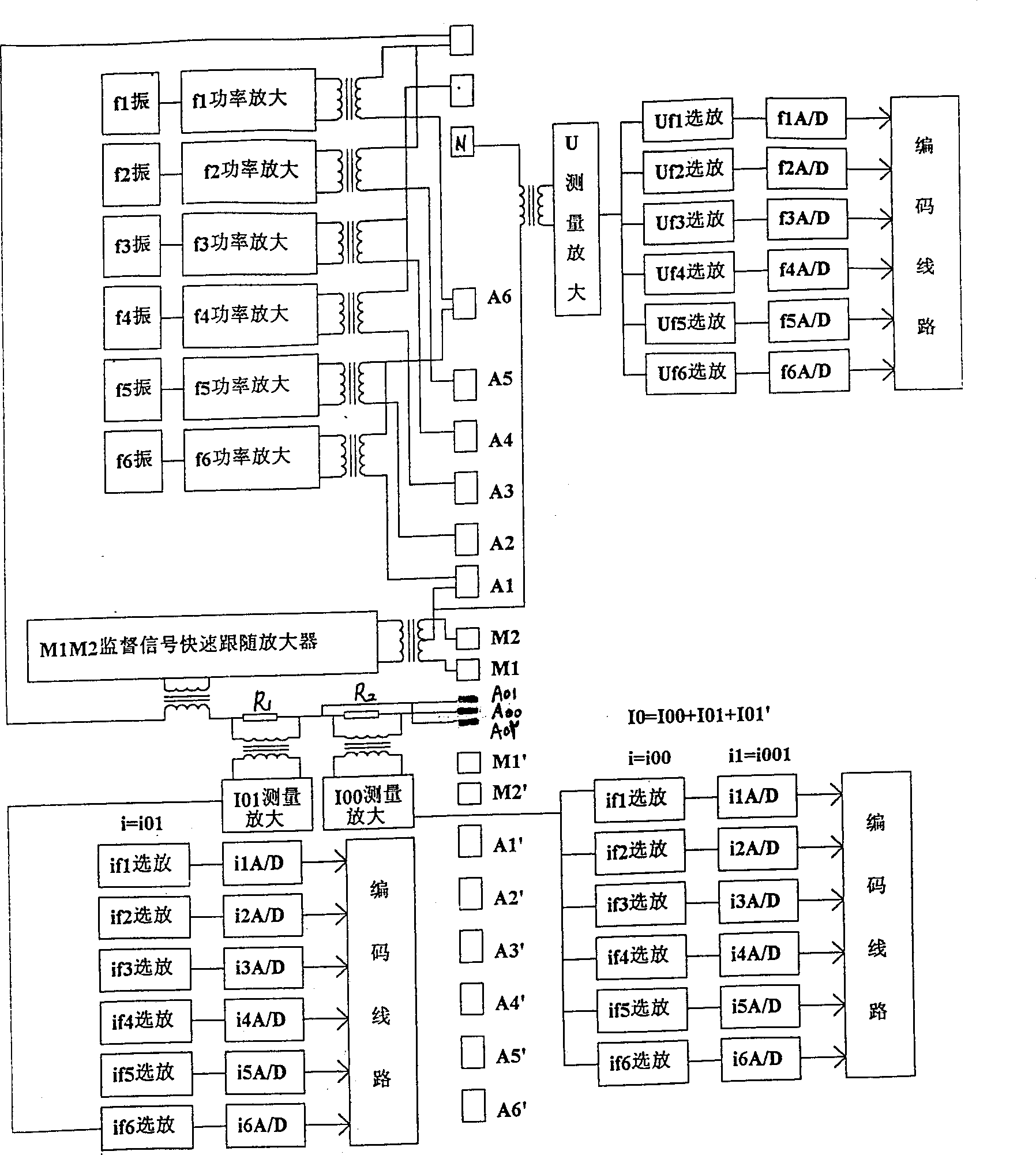 Array-type lateral well logger with different layering powers