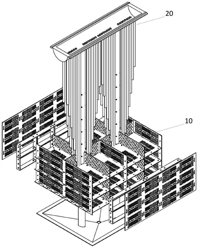 Novel three-dimensional water body culture system