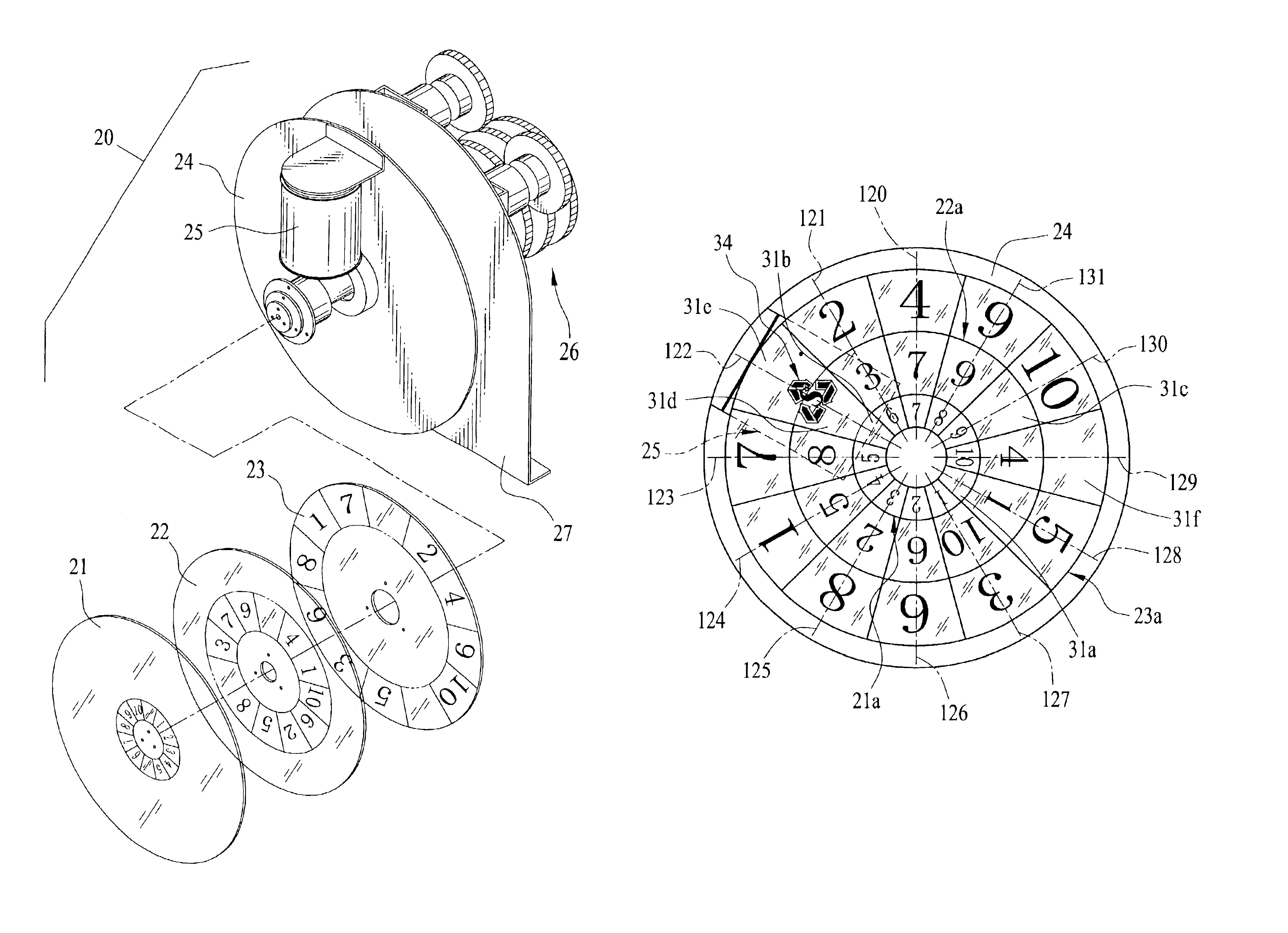 Symbol display device for game machine