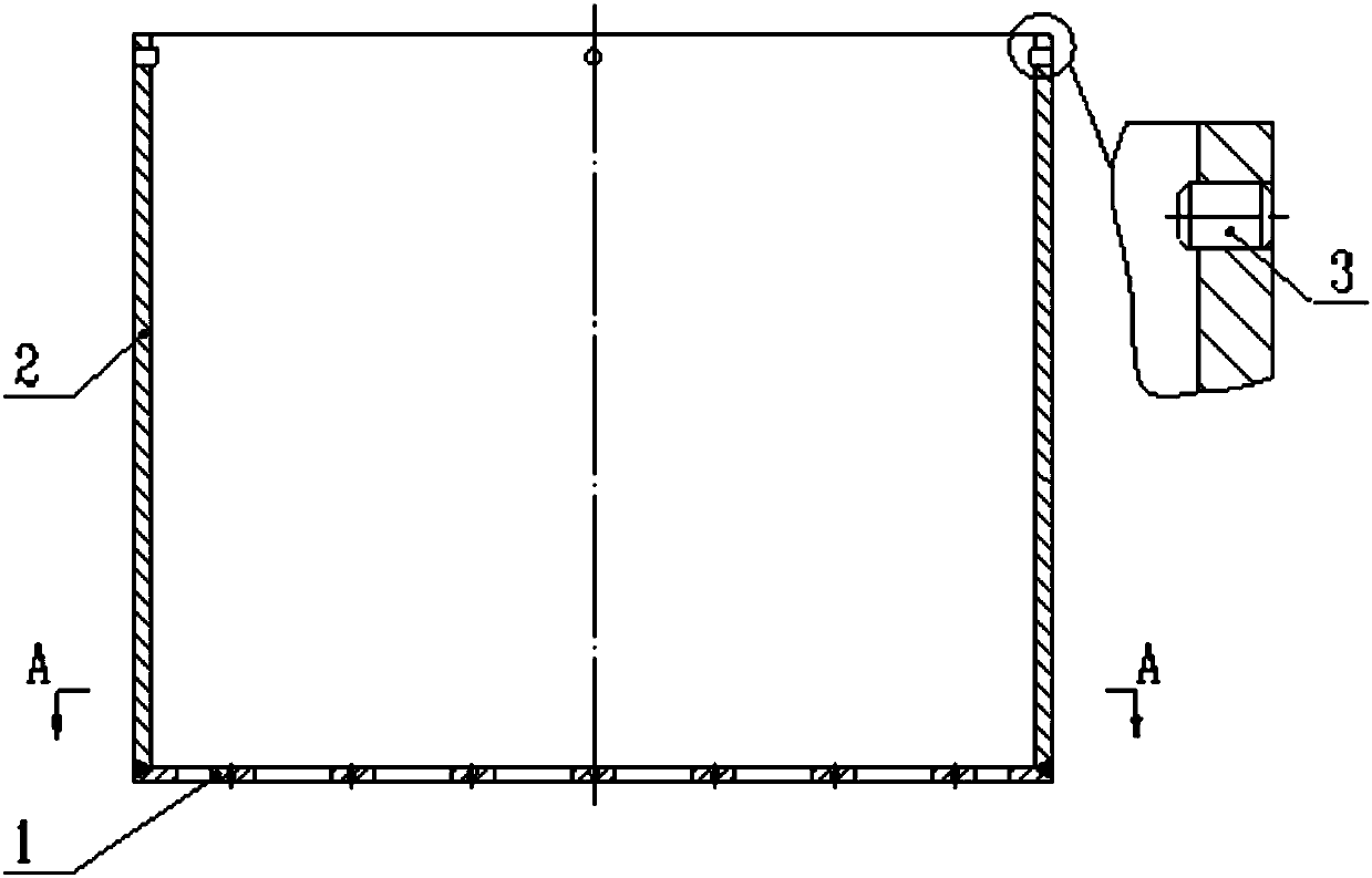 Limiting plate structure, upper reactor inner component and suspension basket component