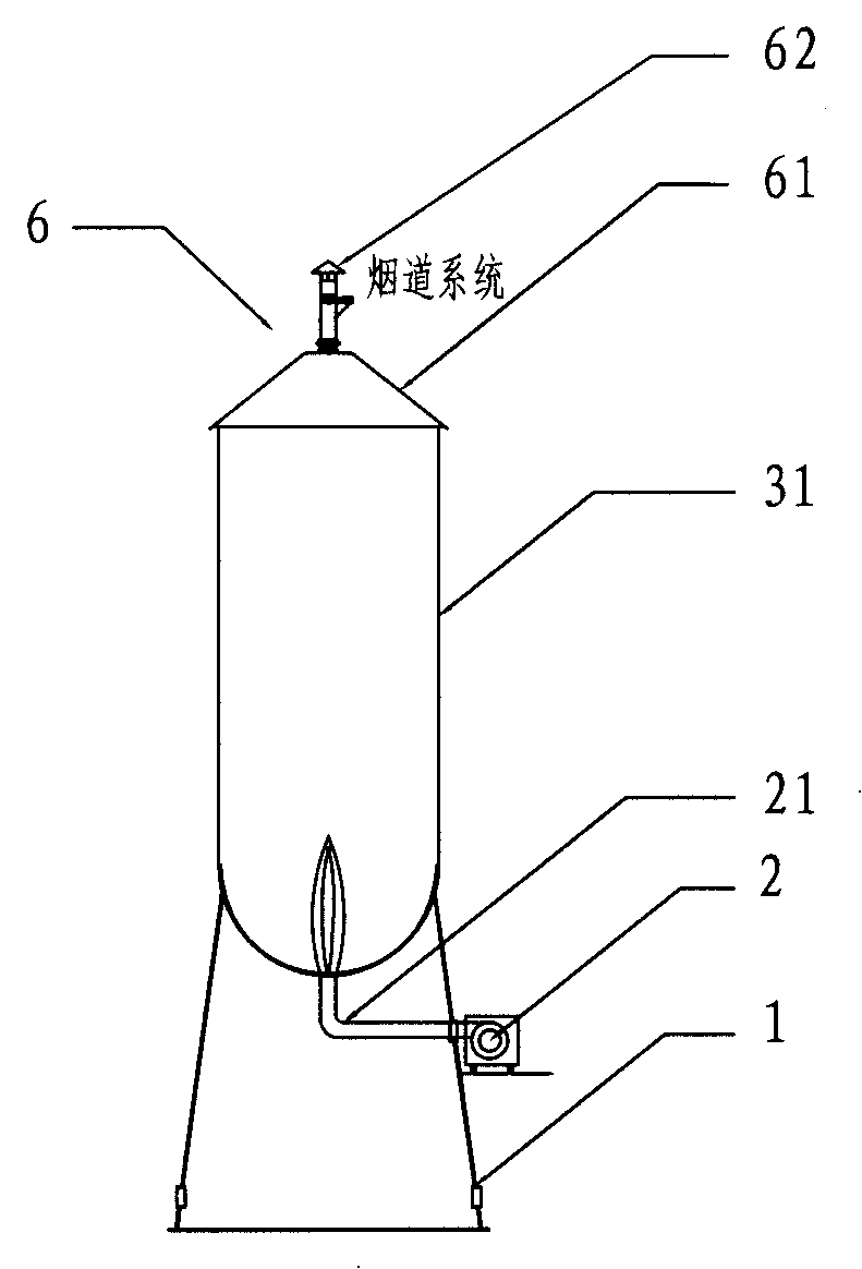 In-situ piecewise heat treatment method of large pressure container