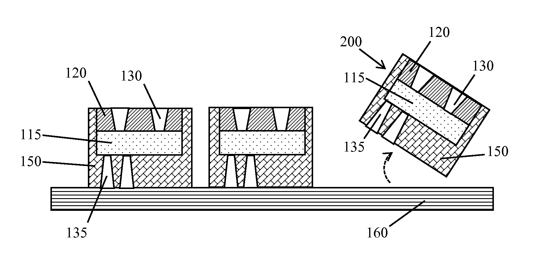 Method of producing encapsulated IC devices on a wafer