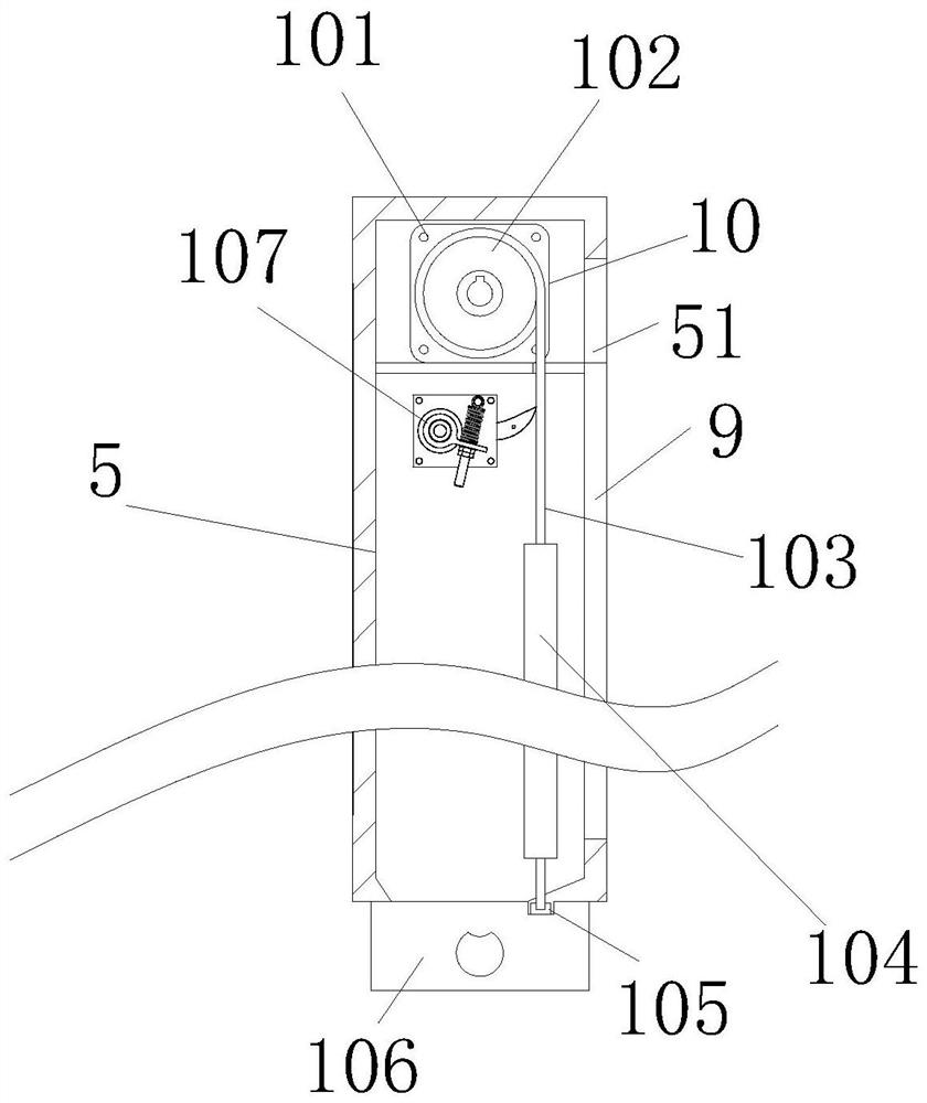 Dust removal device special for resistive load box