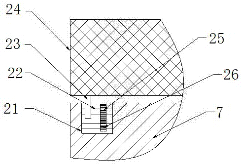 Lathe splash-proof device for industrial machine