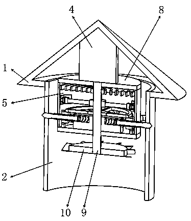 Boiler funnel cap used in power plant field