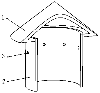 Boiler funnel cap used in power plant field