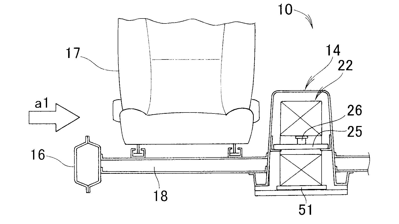 Vehicle body floor structure