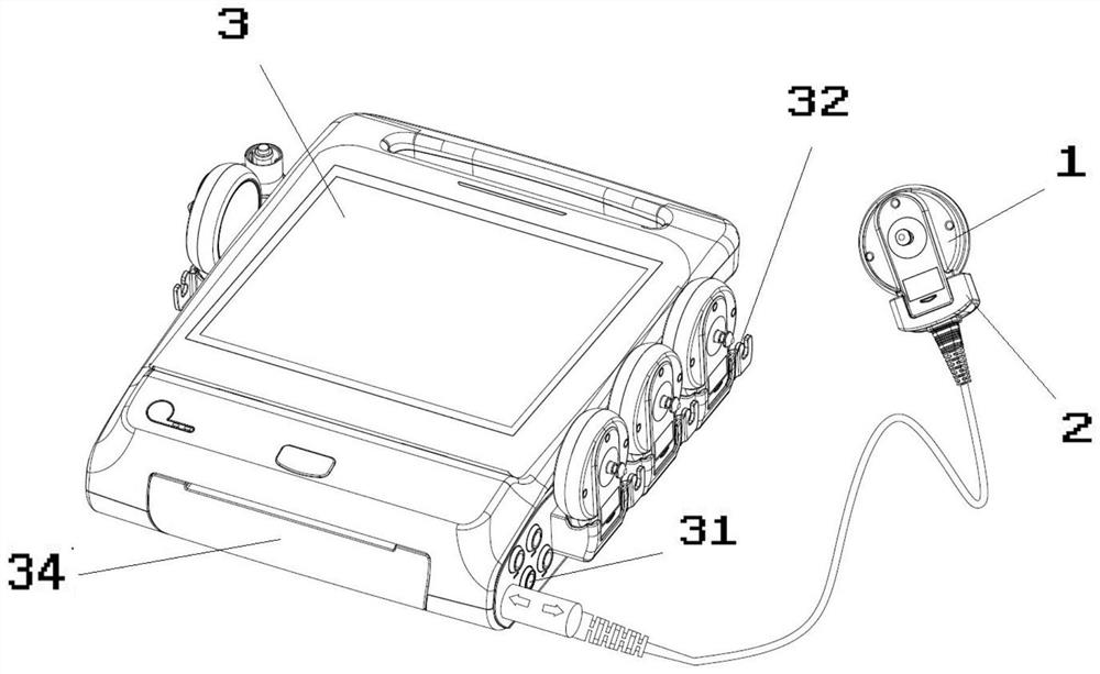 Wired and wireless integrated fetal monitor