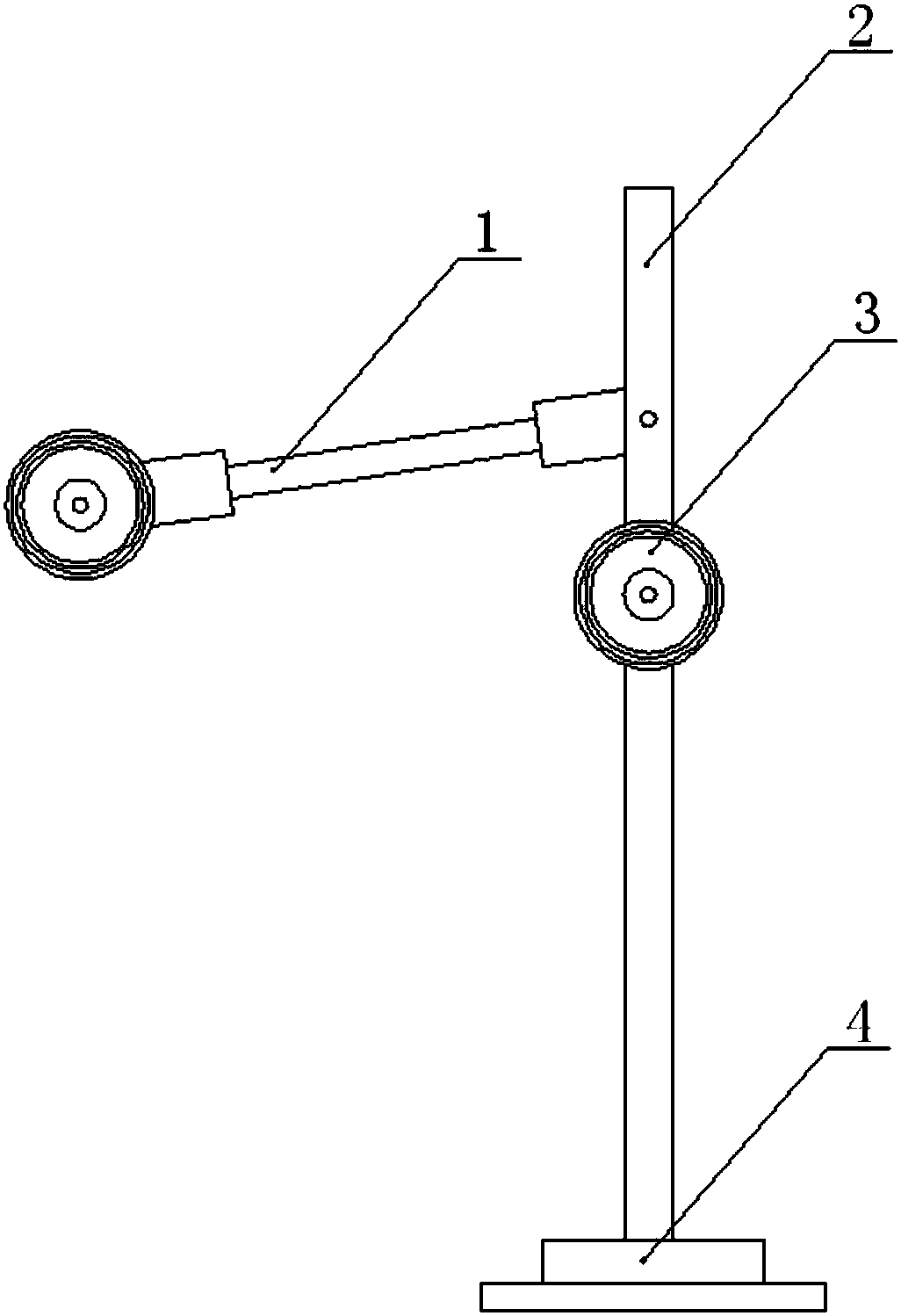 A fiber guide device suitable for secondary plastic coating process