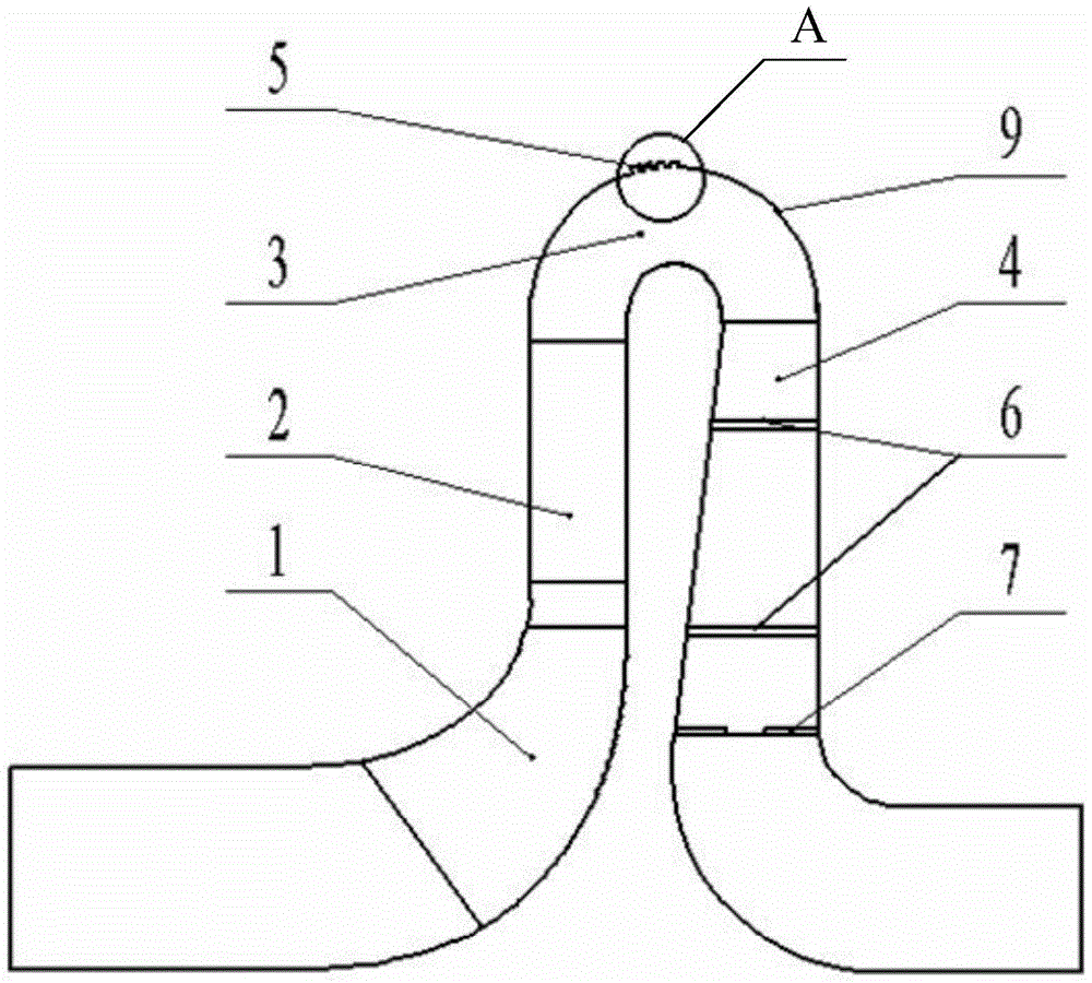 A model stage of a centrifugal compressor