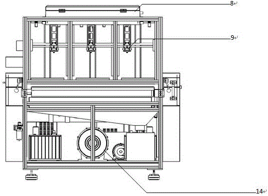 Low-glue-application-amount wood single composite low-temperature plasma processing equipment and operation method