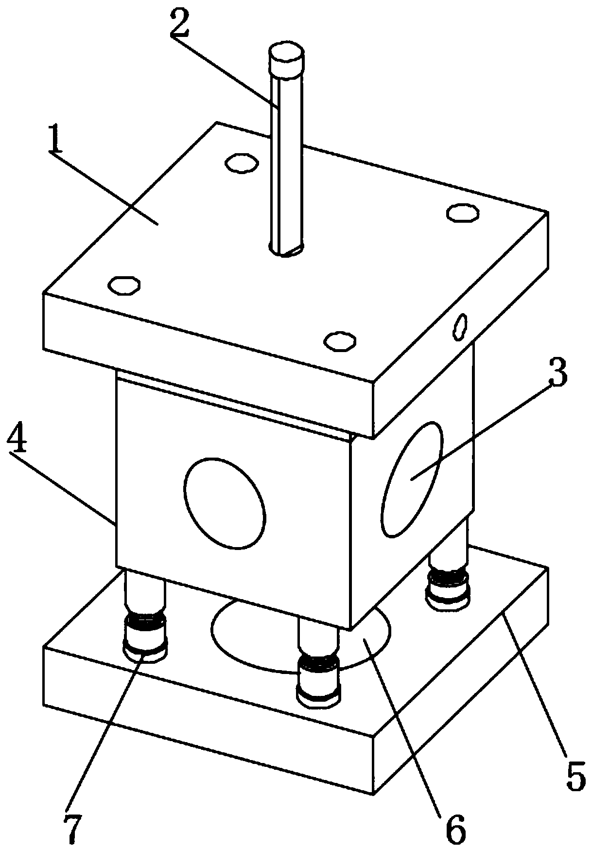 Power electrical element mounting device capable of rapid cooling