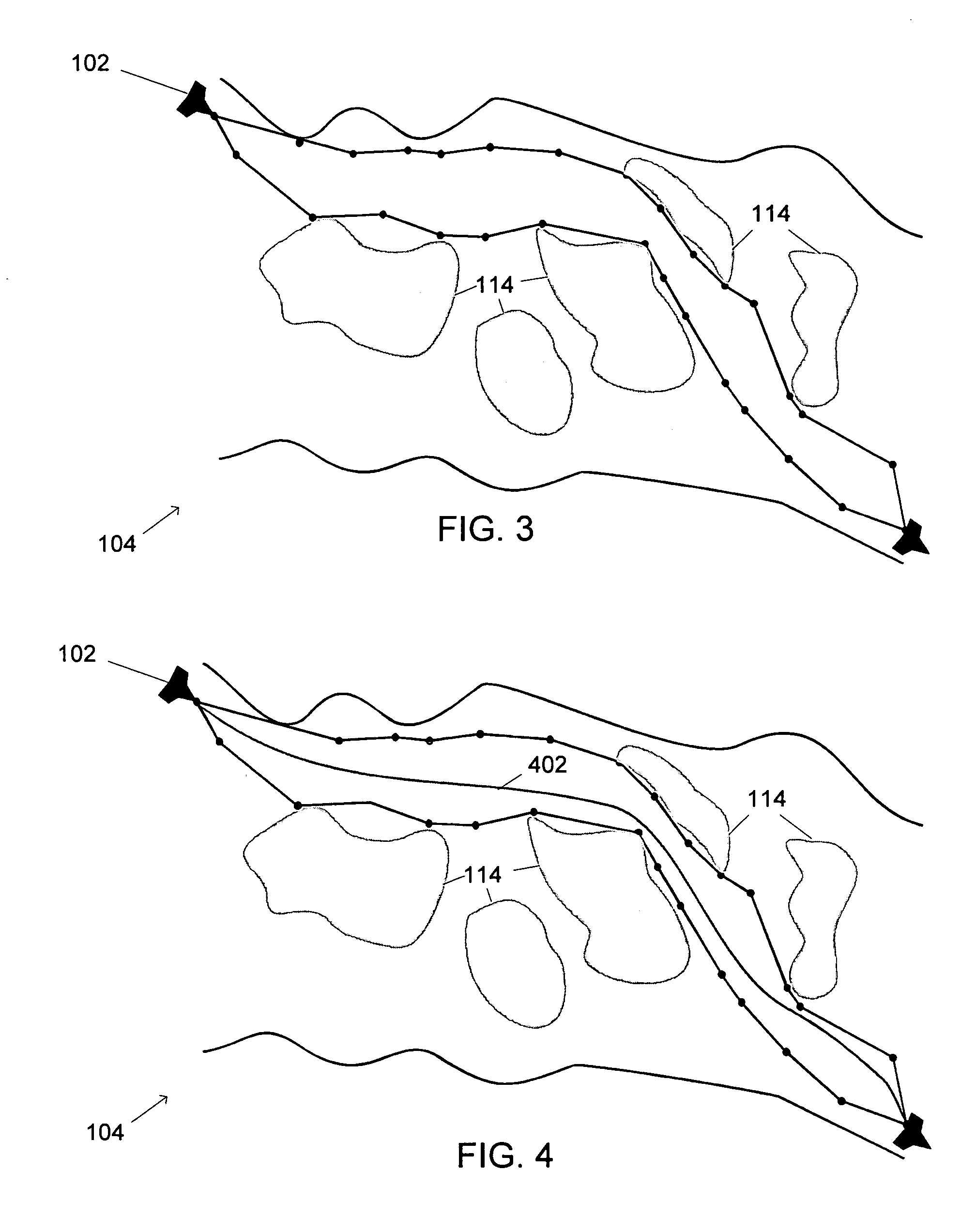 Trajectory generation using non-uniform rational B-splines