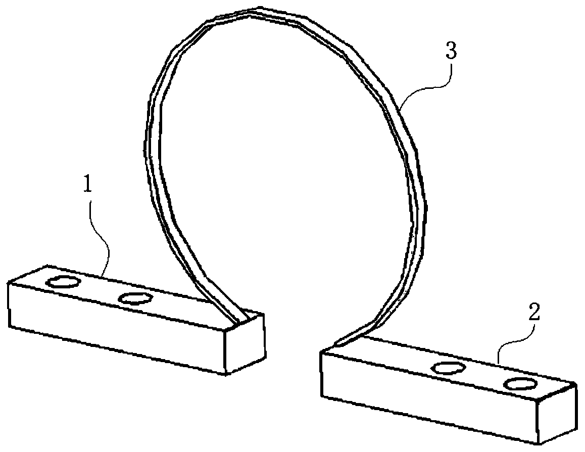 Elastic supports for flutter wind tunnel models