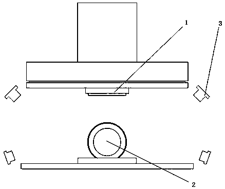 Hot-stamping process for tank body of metal circular tank