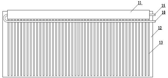 Balcony type microporous superconducting flat-plate solar thermal collector