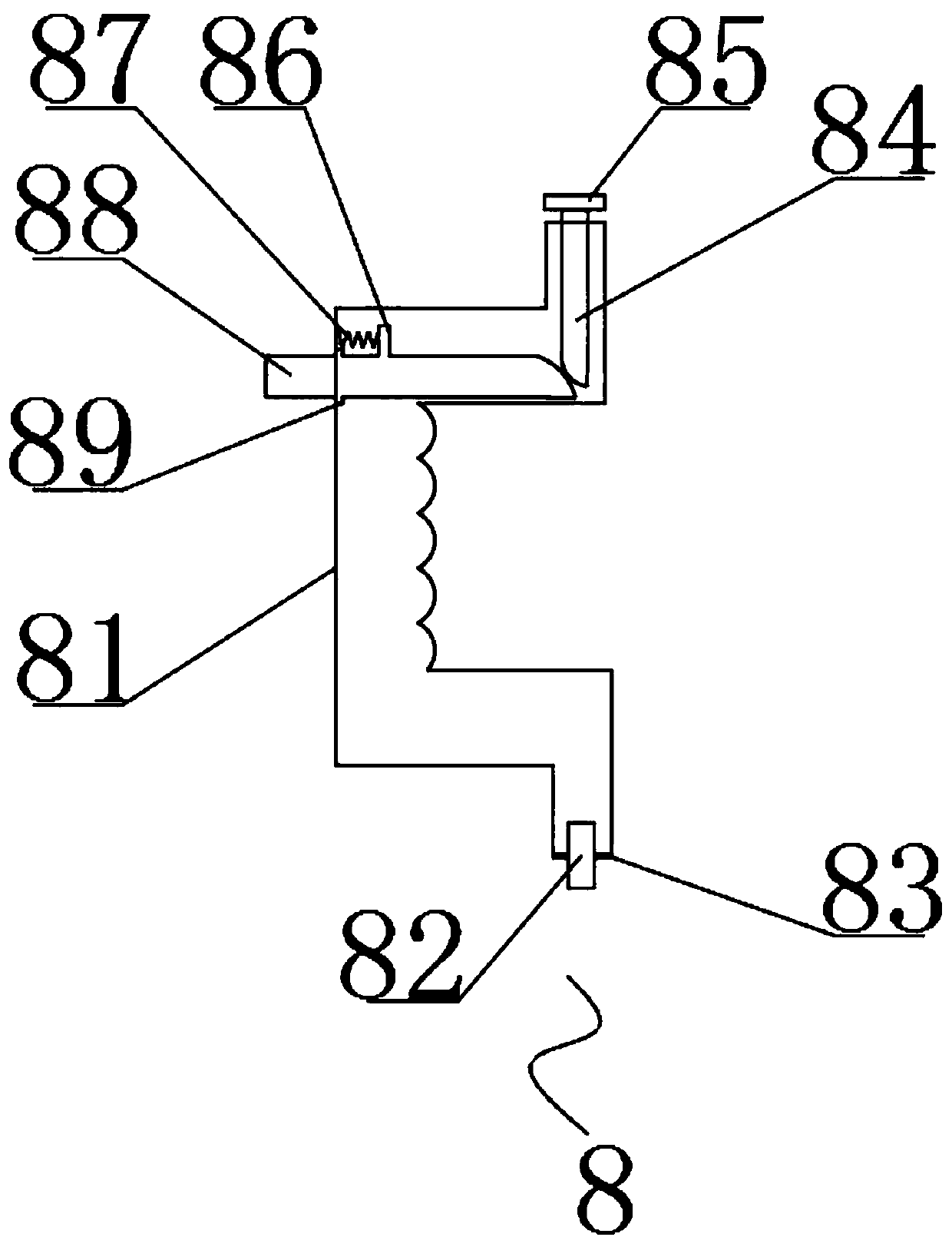 Efficient and convenient high-rise building escaping stairs