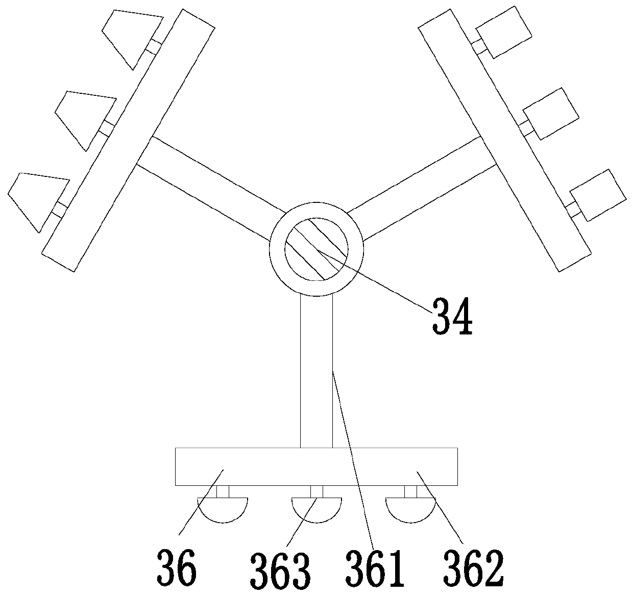 Shaping treatment method for molded packaging product after drying and setting