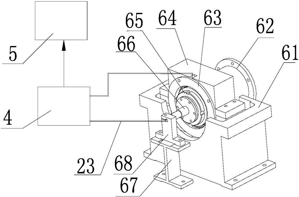 Distributed fiber grating device and method for measuring temperature and strain of bearing ferrule