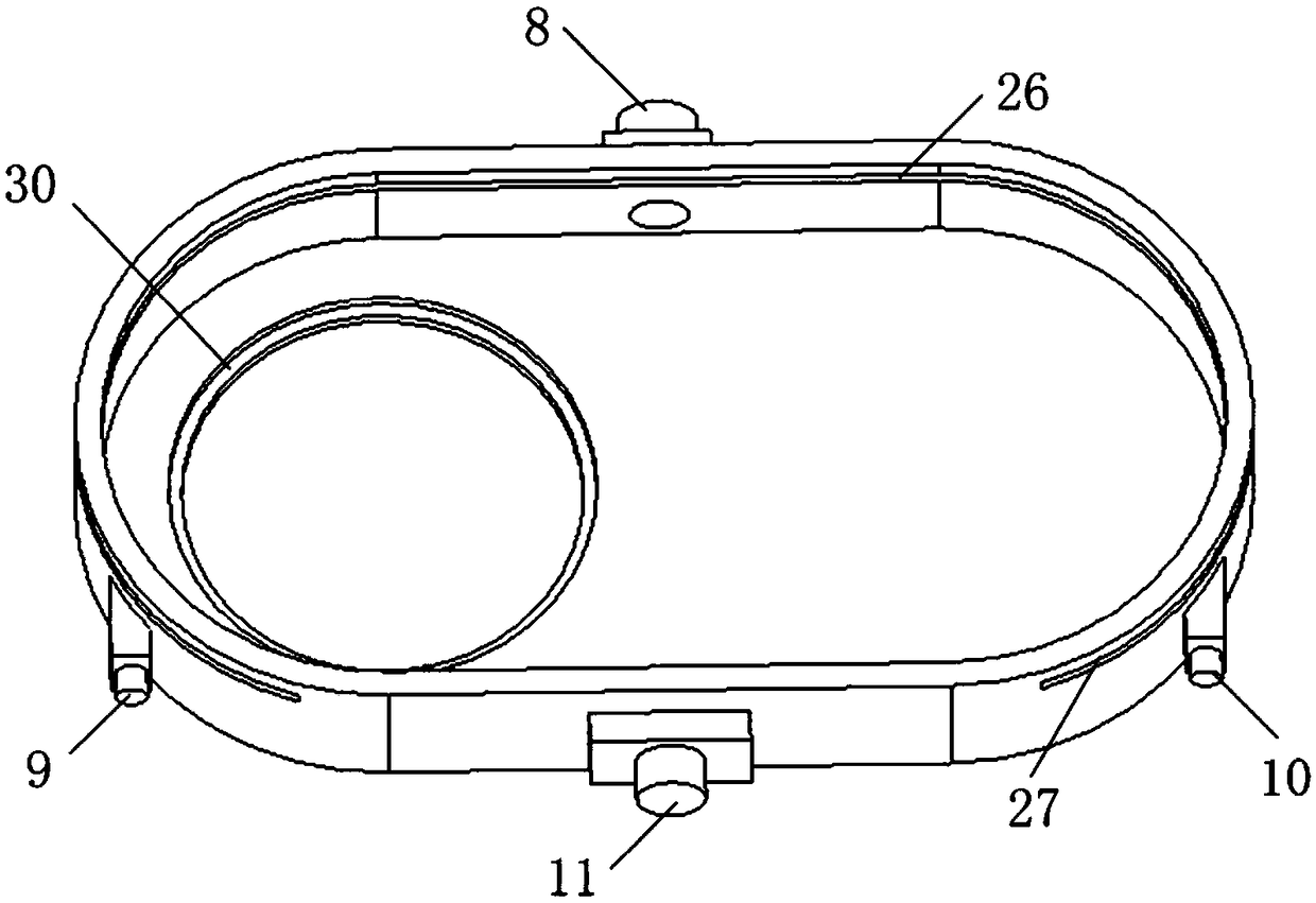 Rotary printing electrolytic machining liquid sealing device and method