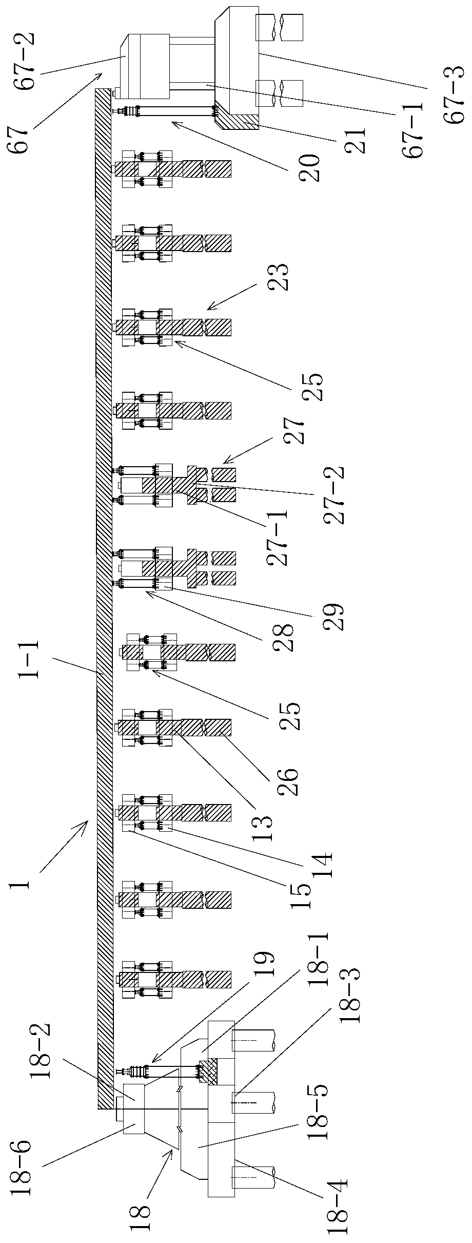 Large-span tie bar arch bridge transformation method based on bridge hydraulic jacking system