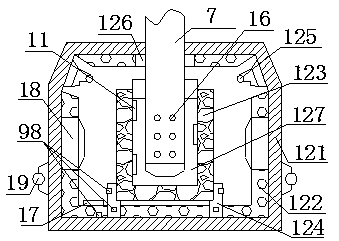 Indoor test system and method of gas impact concrete test block