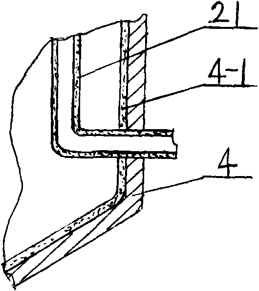 Device for recycling waste heat of flue gas in power station boiler