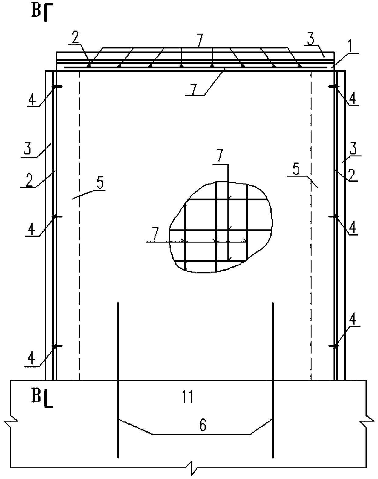 Protection method and device for protecting three-way joint meters of concrete-faced rockfill dams