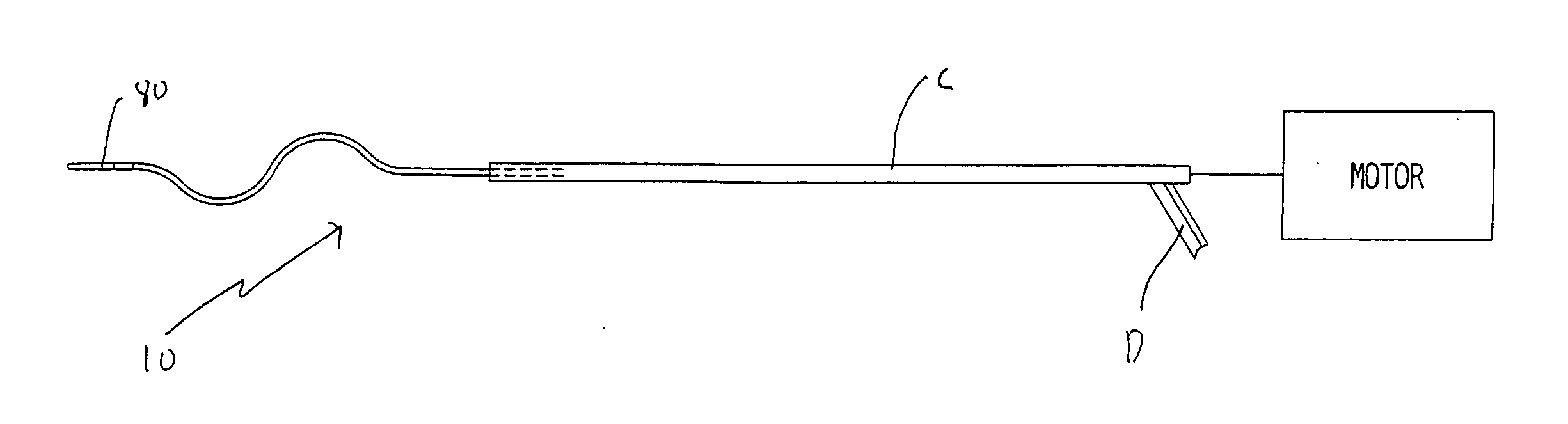 Rotational thrombectomy wire