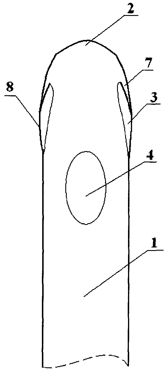 Contact-limited type double saccule double-cavity catheter