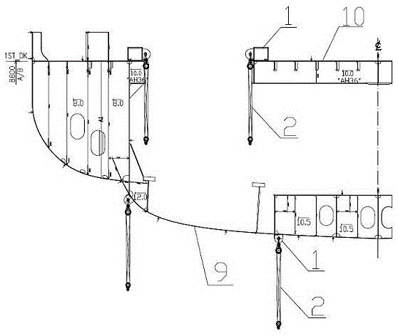 Propeller installation technological method