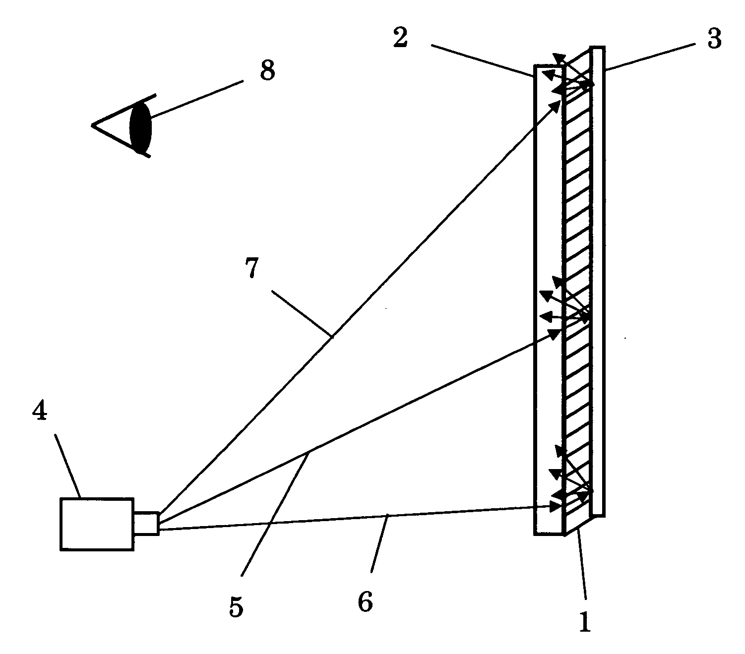 Screen and image projector using the screen