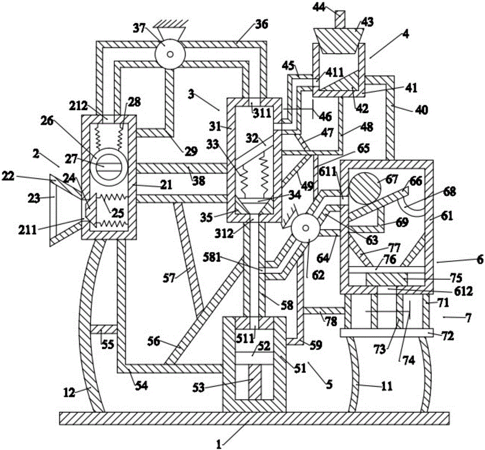 Environment-friendly efficient dust suction device for textile spinning