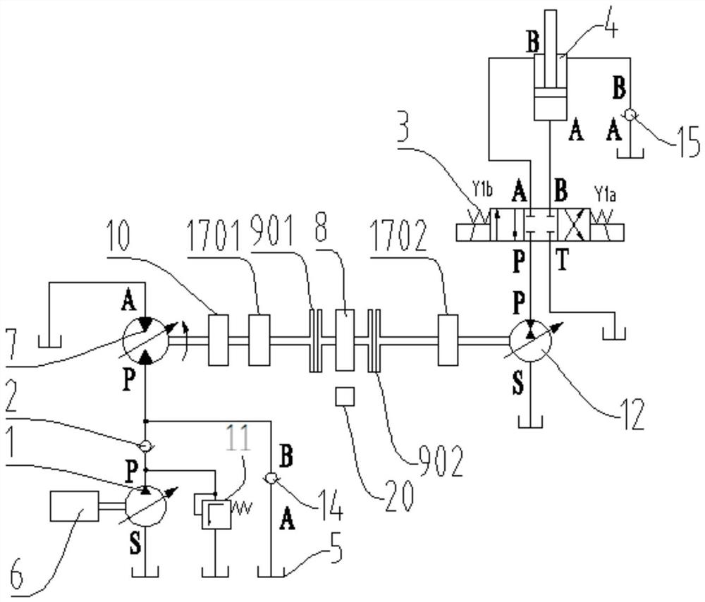 Series hybrid power system for excavator boom