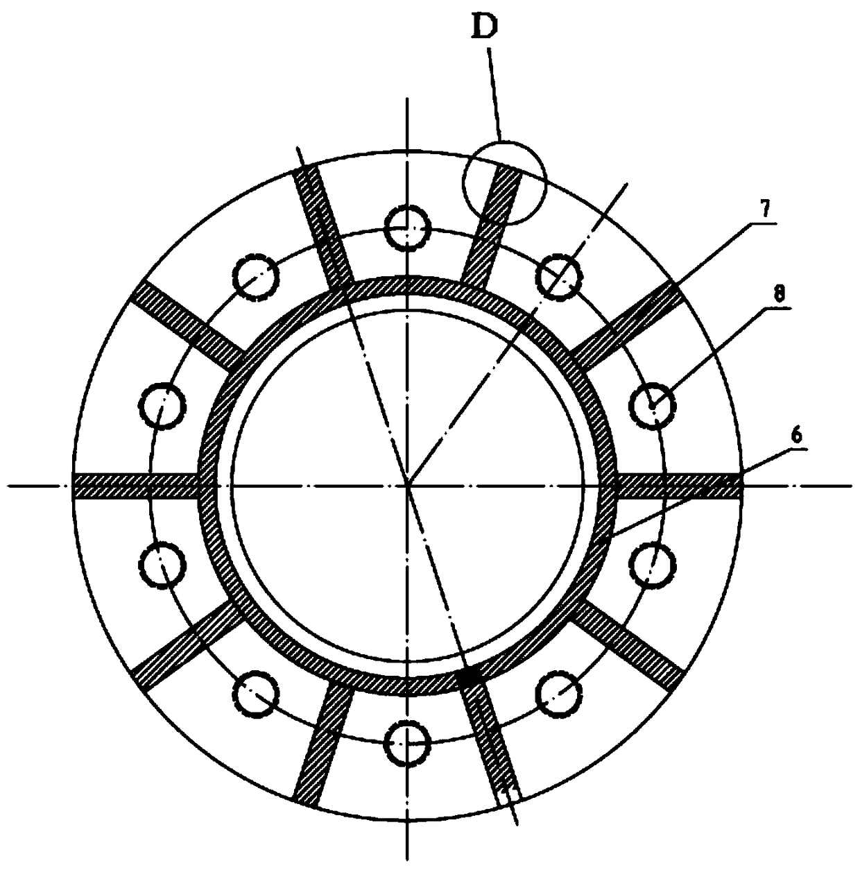 Pre-tensioning pre-stressed pipe pile connector and pipe pile connecting method