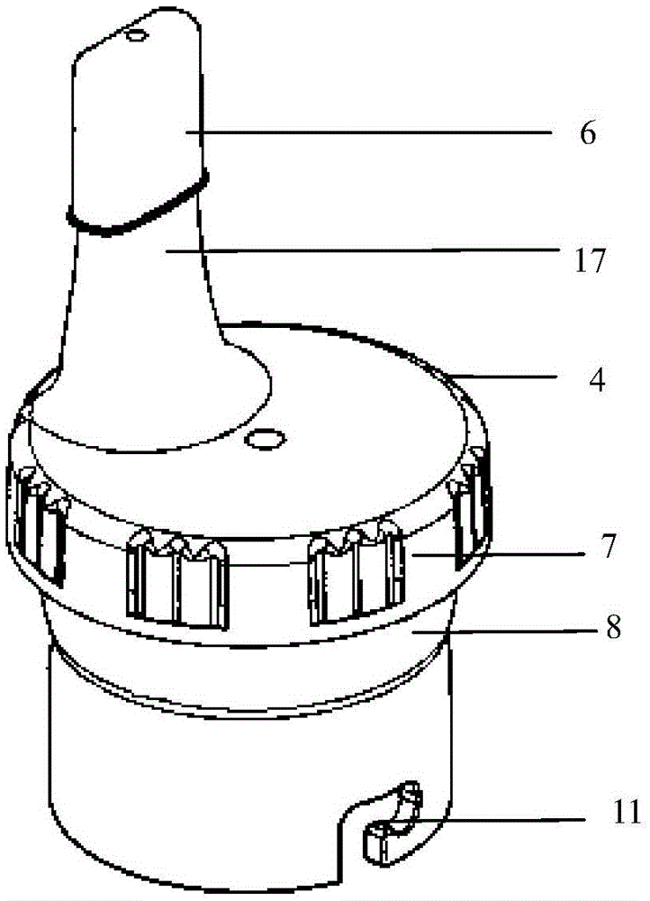 A sputum tank with smear function