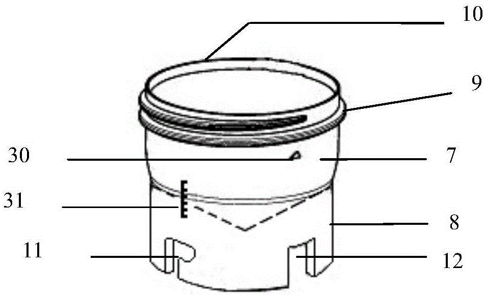 A sputum tank with smear function