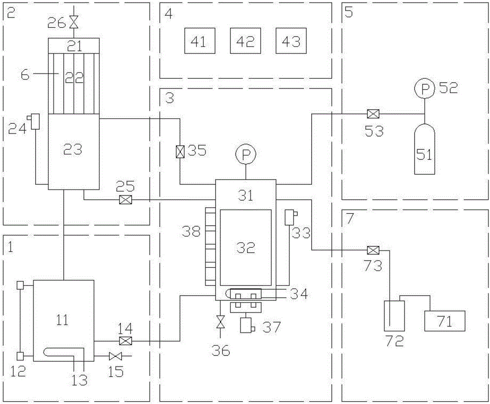 High-temperature and high-pressure uninterrupted soaking rotation oil washing device and method