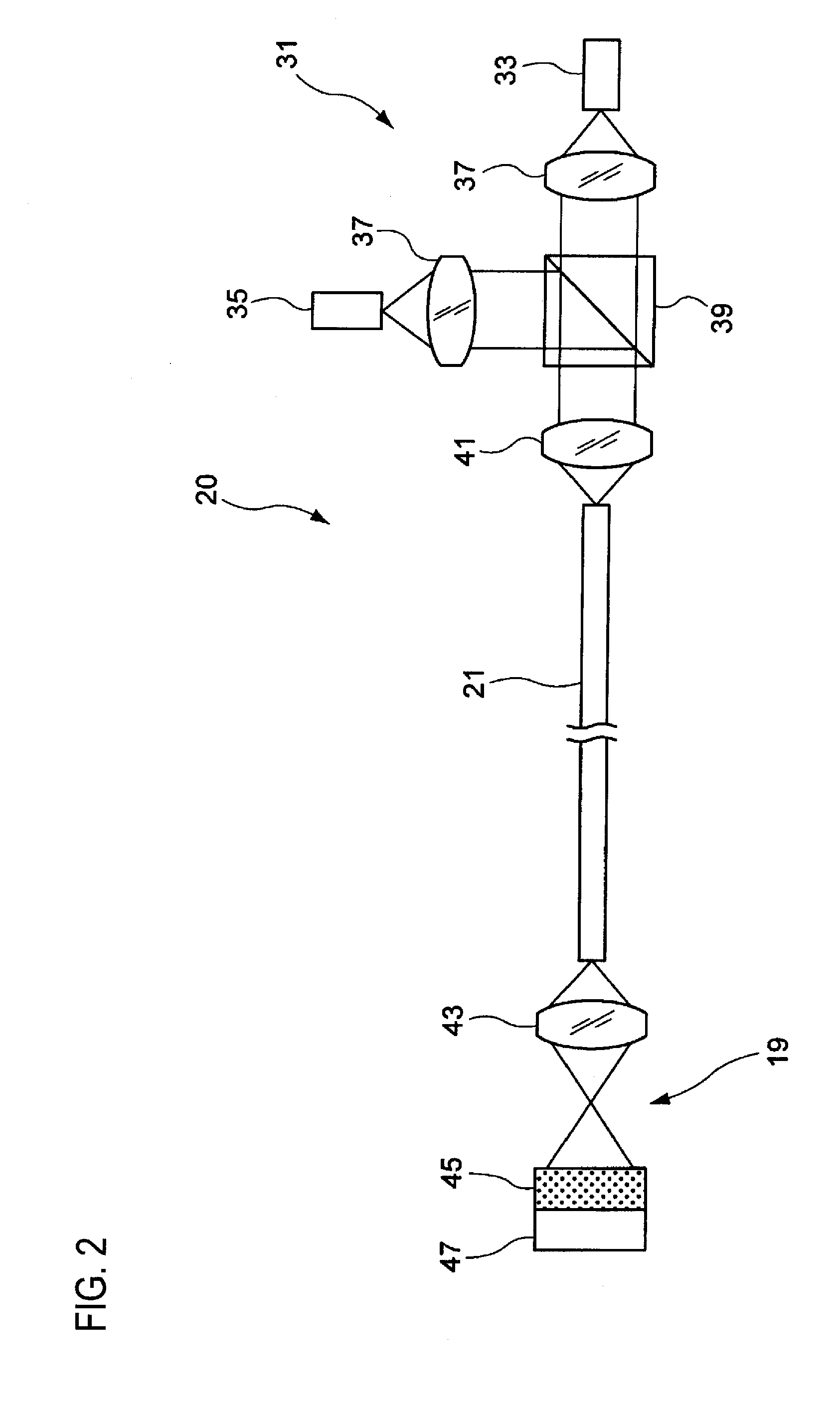 Illumination device for use in endoscope