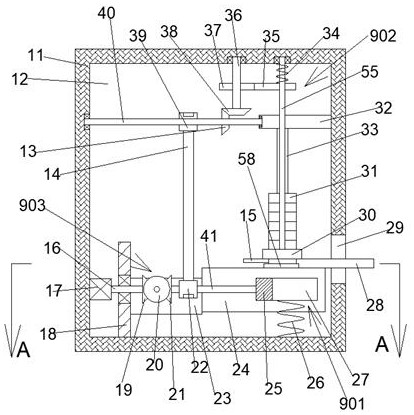 A fire-fighting water pipe laying device for remote water supply