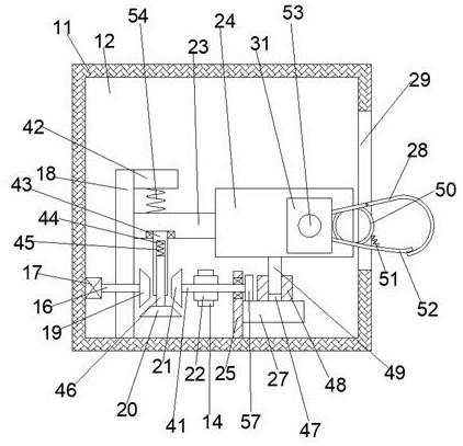 A fire-fighting water pipe laying device for remote water supply