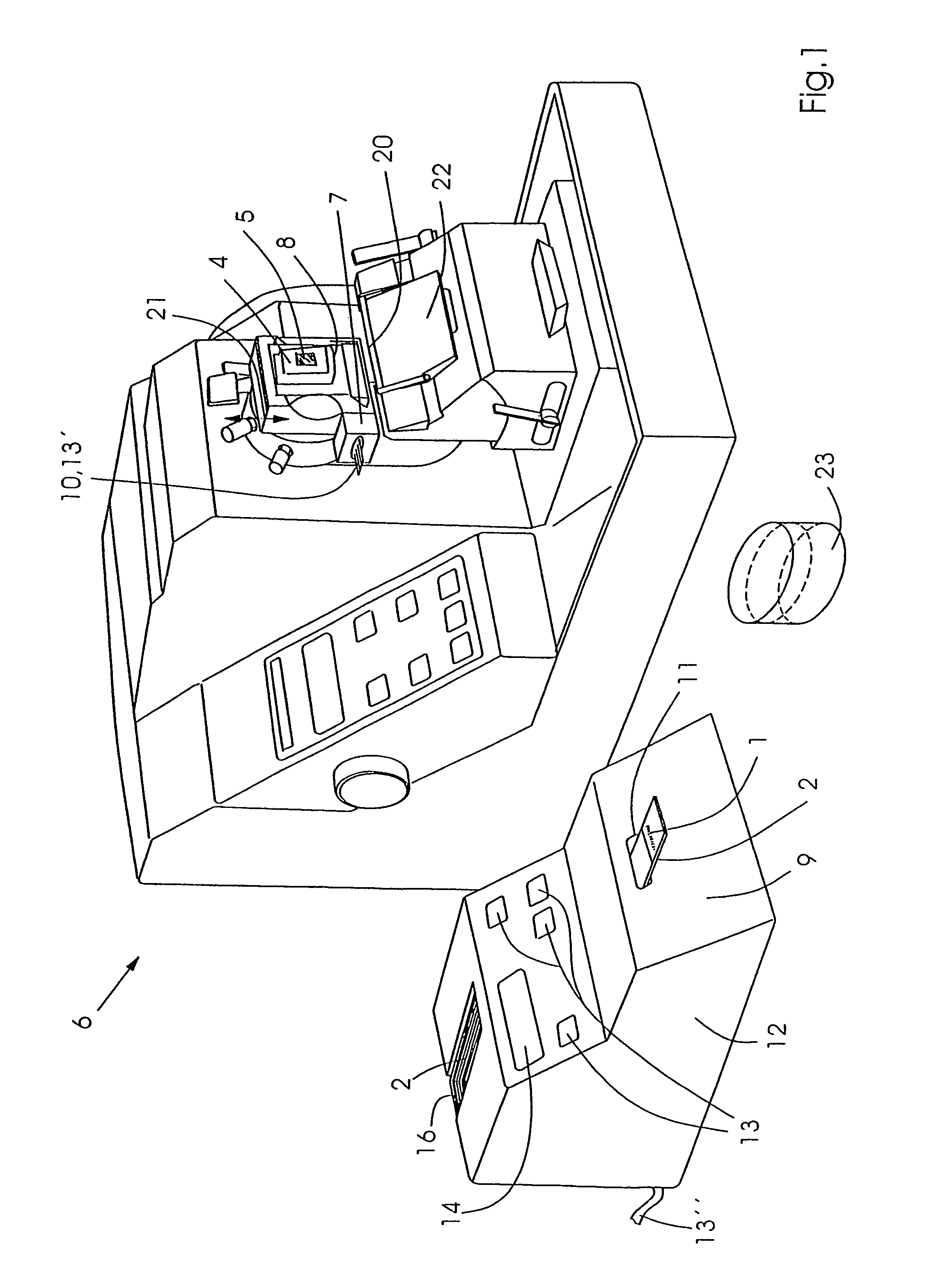 Method and devices for the cross-referencing of identification of tissue slice supports for microtomised analytical samples