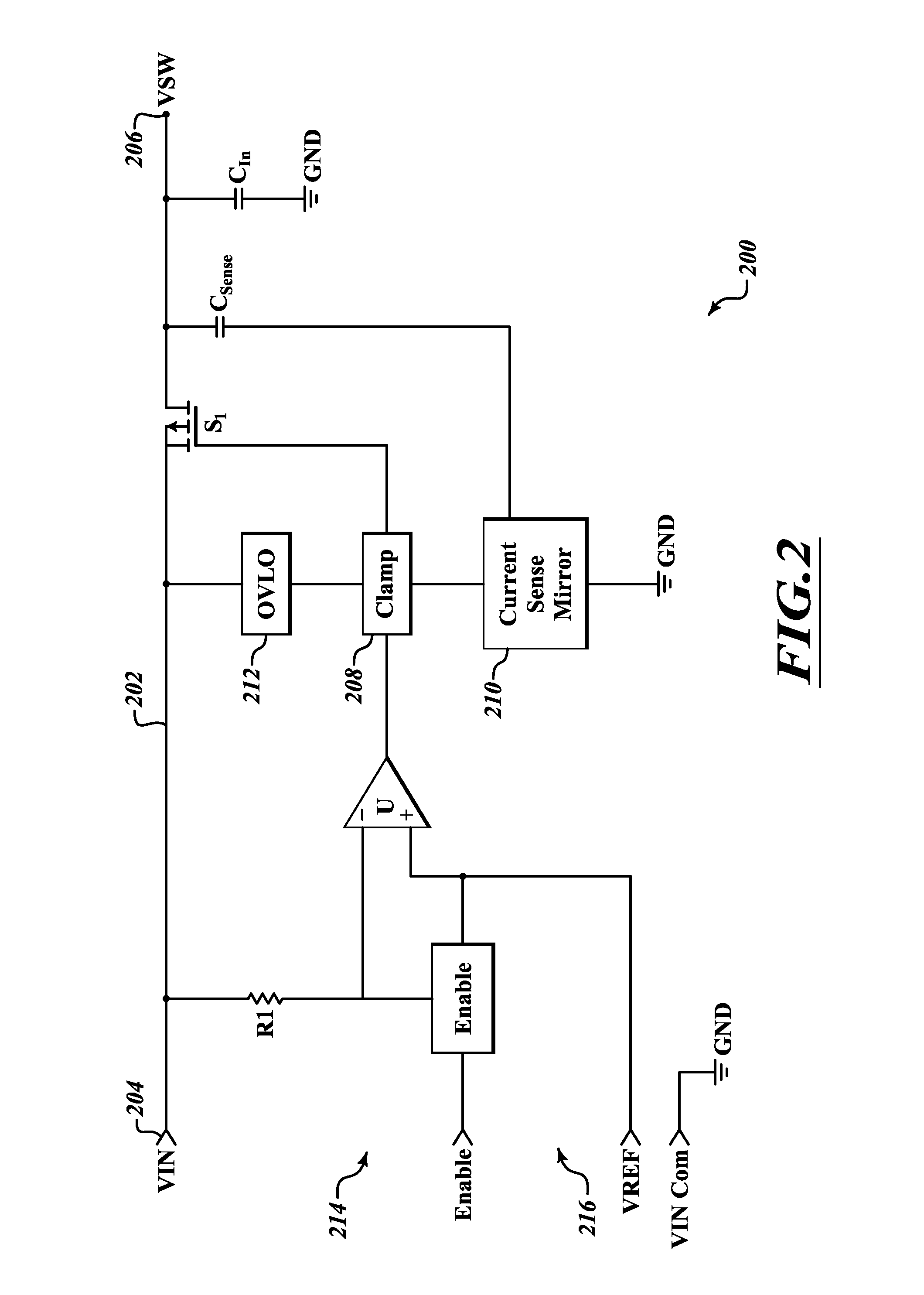 Input control apparatus and method with inrush current, under and over voltage handling