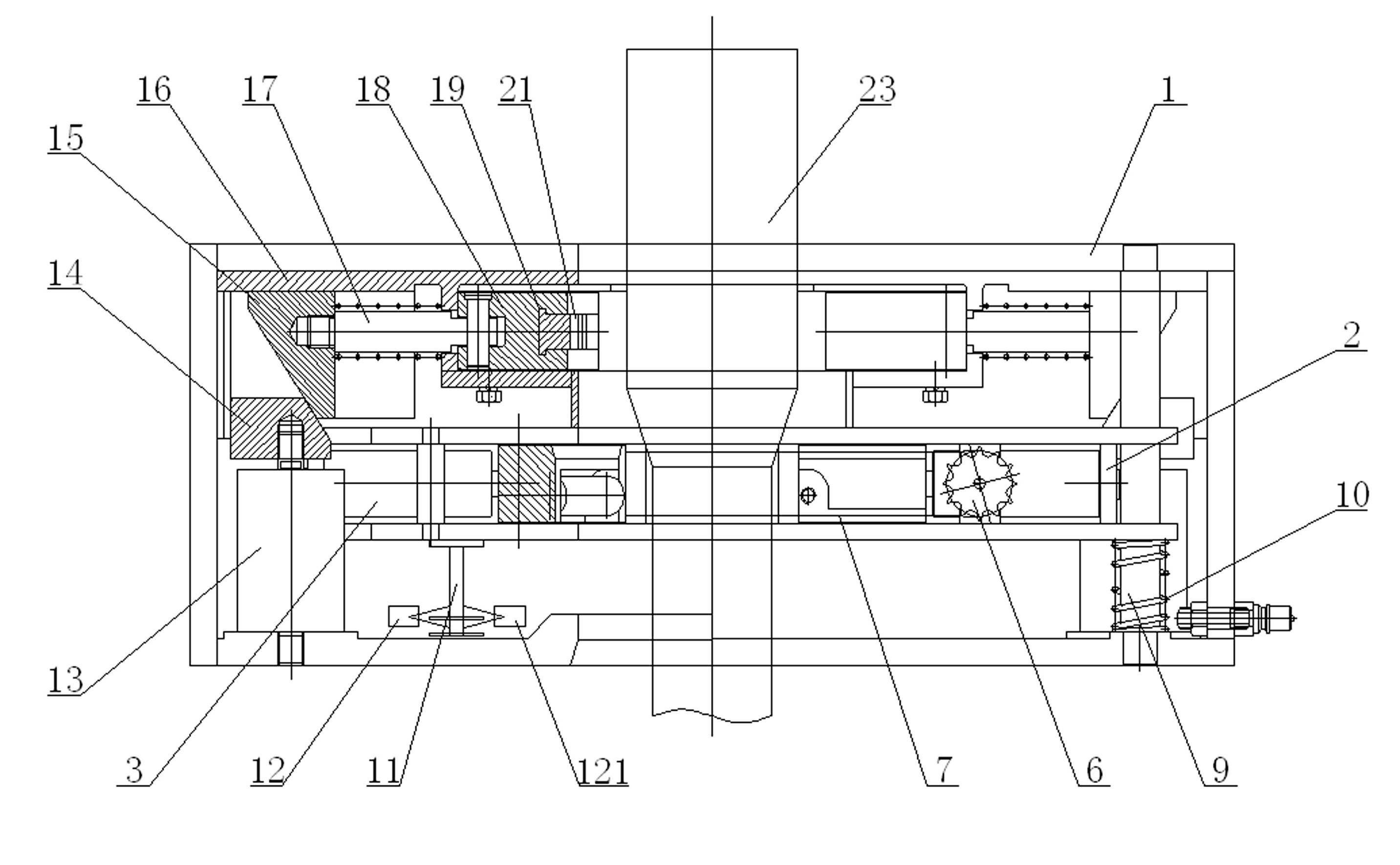 Novel full-automatic pneumatic chuck for mouse hole