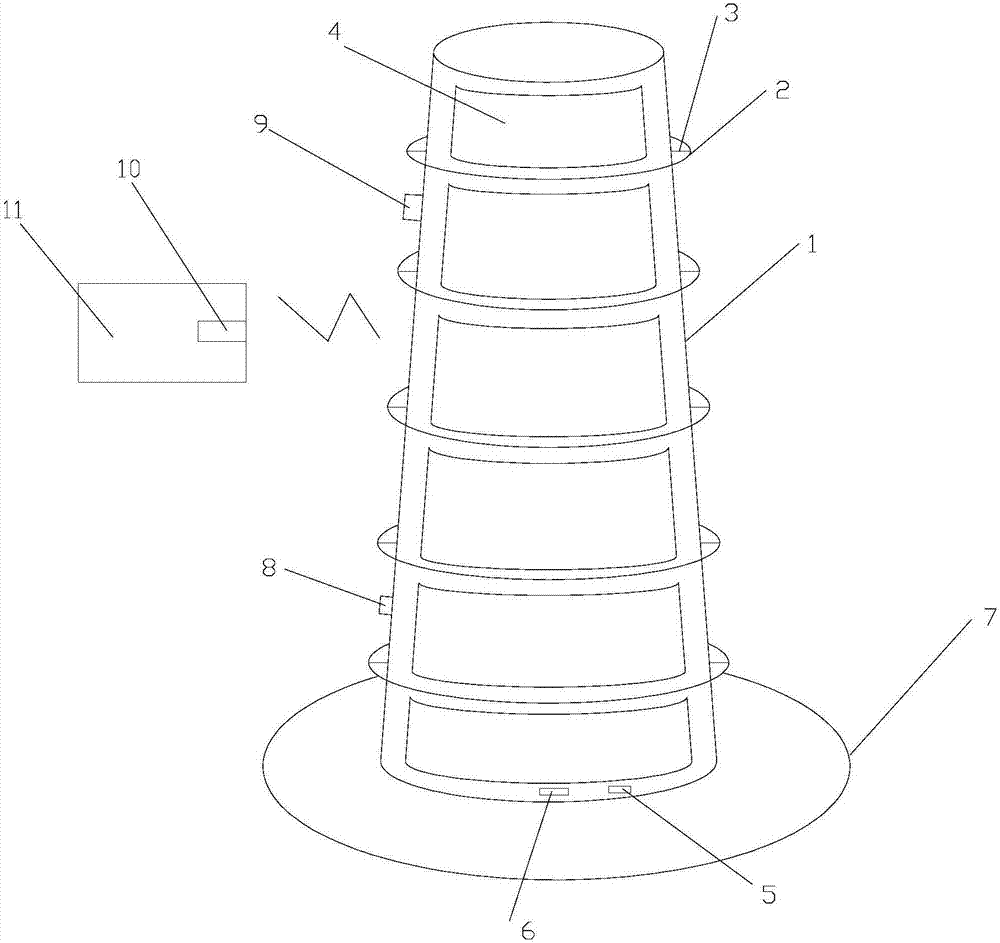 Solar power generation communication tower