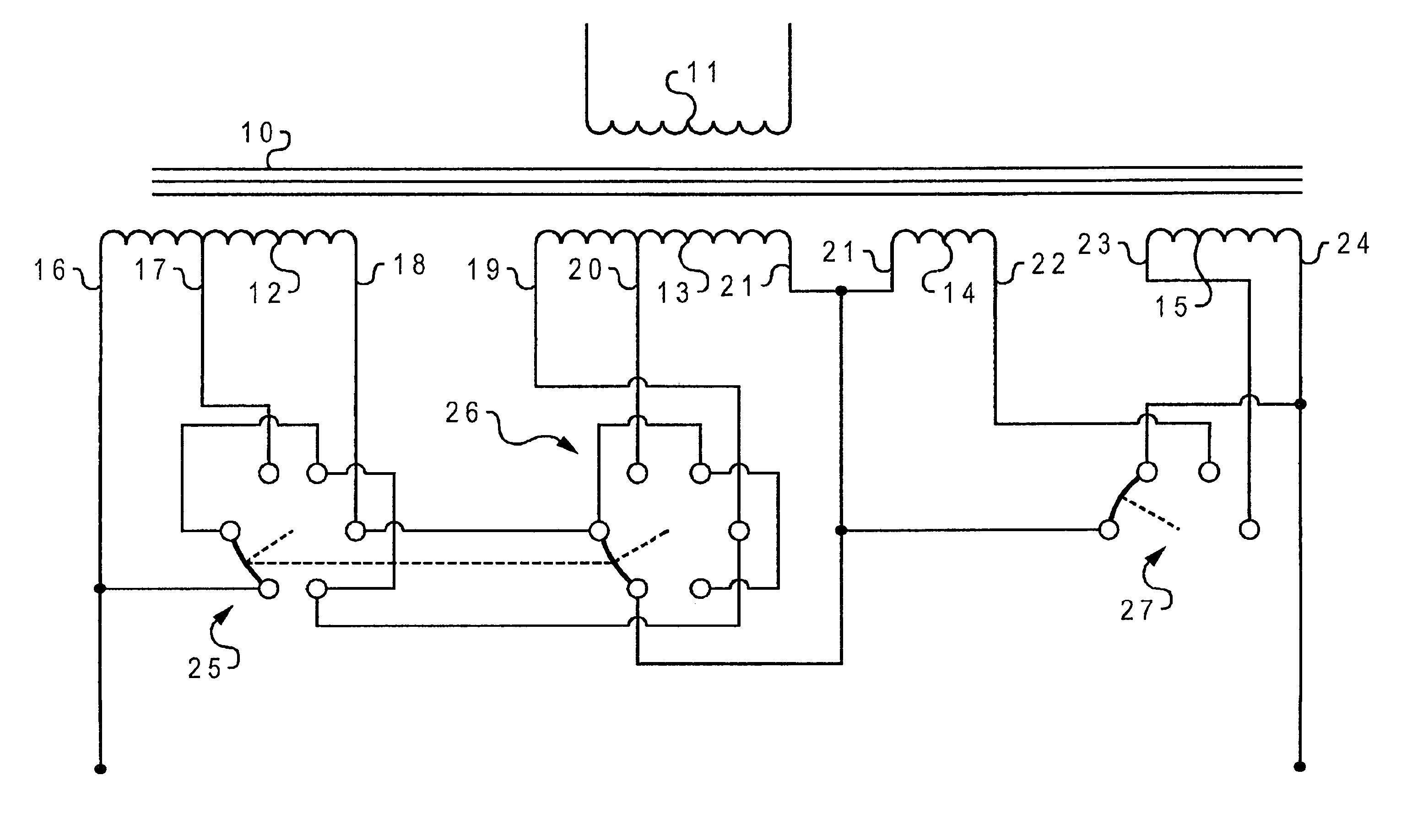 Method and apparatus for providing selectable output voltages