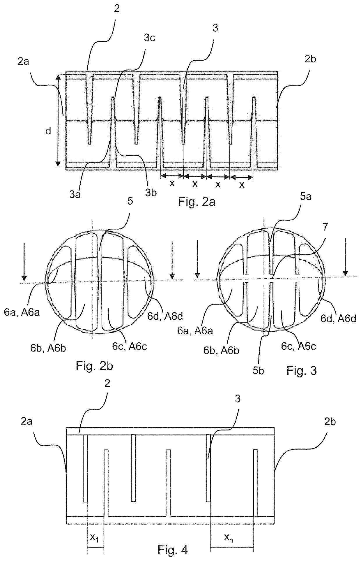 Device for collecting particles in an exhaled air flow